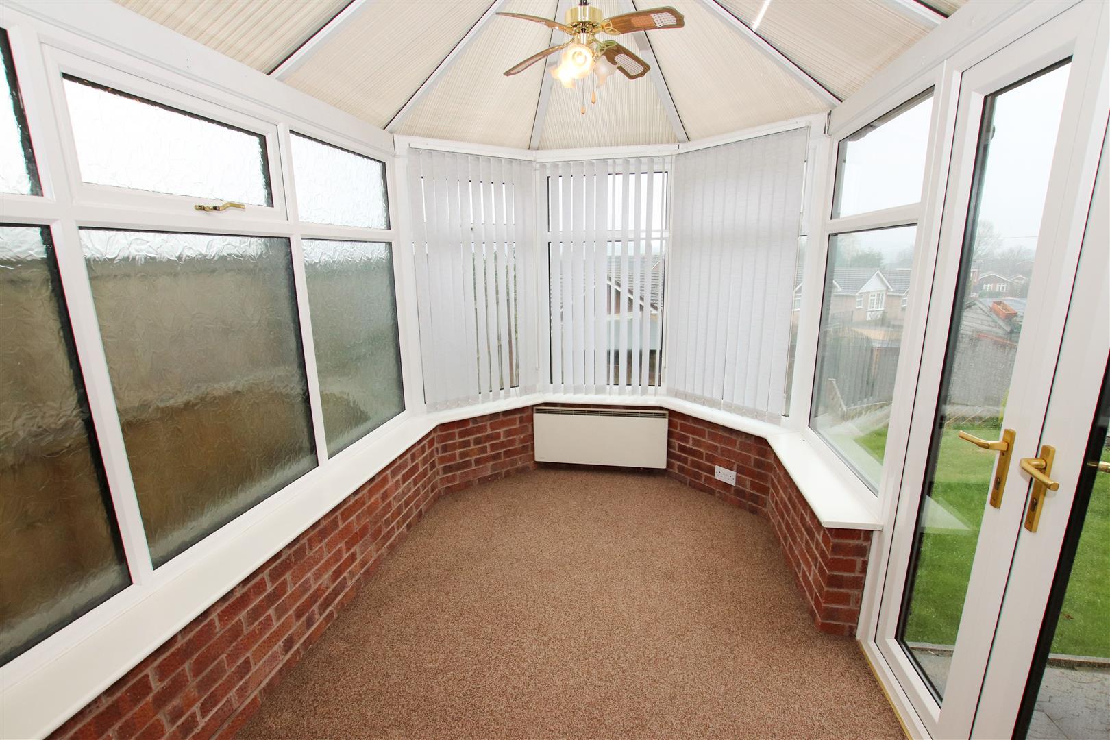 HALF BRICK & UPVC DOUBLE GLAZED CONSERVATORY